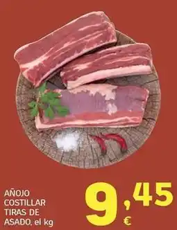 HiperDino Añojo costillar tiras de asado oferta