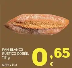 HiperDino Pan blanco rustico doree oferta