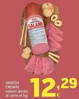 HiperDino Danish crown - salami danes oferta