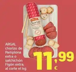 HiperDino Argal - chorizo de pamplona extra oferta