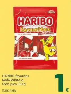 HiperDino Haribo - favoritos red&white o teen pica oferta