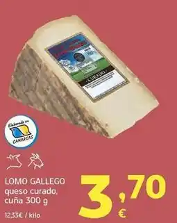 HiperDino Lomo gallego - queso curado cuna oferta