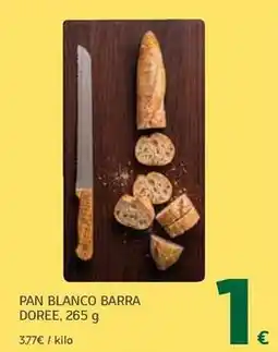 HiperDino Pan blanco barra doree oferta
