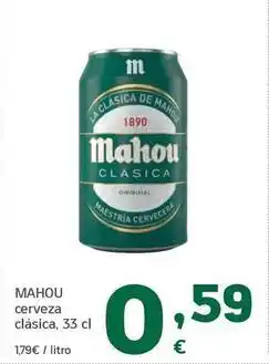 HiperDino Mahou - cerveza clasica oferta