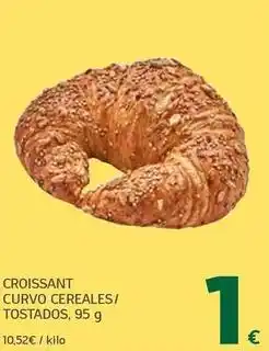 HiperDino Croissant curvo cereales/tostados oferta