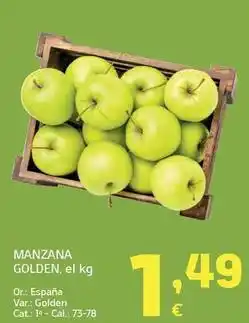 HiperDino Manzana golden oferta