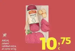 HiperDino Argal - salami calidad extra oferta