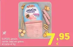 HiperDino Elpozo - jamon cocido bajo en grasa oferta