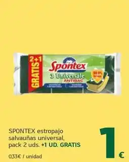 HiperDino Spontex - estropajo salvauñas universal oferta