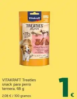 HiperDino Vitakraft - treaties snack para perro ternera oferta