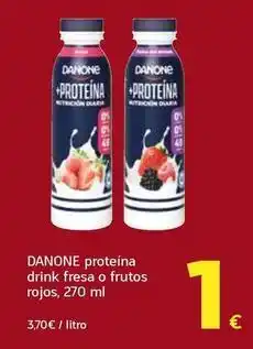 HiperDino Danone - proteína drink fresa o frutos rojos oferta