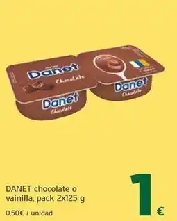 HiperDino Danone - danet chocolate o vainilla oferta