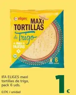 HiperDino Ifa eliges - maxi tortillas de trigo oferta
