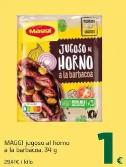 HiperDino Maggi - jugoso al horno a la barbacoa oferta