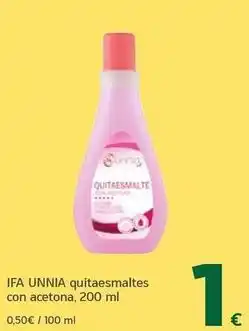 HiperDino Ifa unnia - quitaesmaltes con acetona oferta