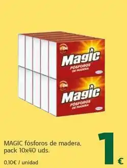 HiperDino Century brands - magic fósforos de madera oferta