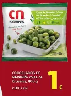 HiperDino Congelados de navarra - coles de bruselas oferta
