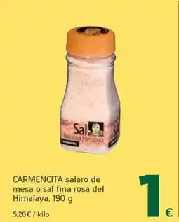 HiperDino Carmencita - saler de mesa o sal fina rosa del himalaya oferta