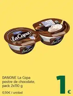 HiperDino Danone - la copa postre de chocolate oferta