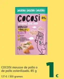 HiperDino Cocosi - mousse de pollo o esterilizado oferta