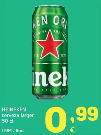 Heineken cerveza larger
