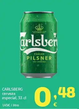 HiperDino Carlsberg cerveza especial oferta