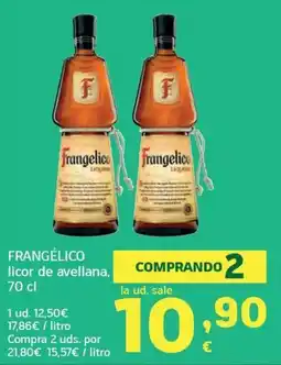 HiperDino Frangelico licor de avellana oferta