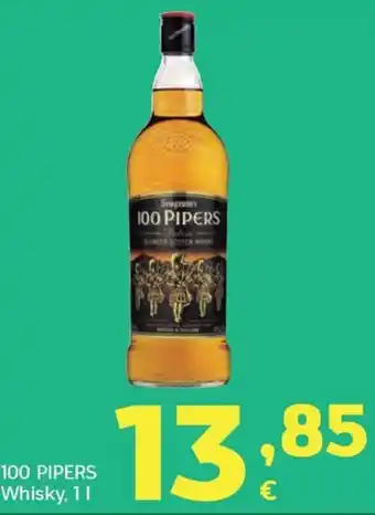 HiperDino 100 pipers whisky oferta