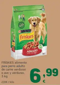 HiperDino Friskies alimento para perro adulto oferta