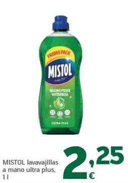 HiperDino Mistol lavavajillas a mano ultra plus oferta
