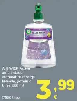 HiperDino Air Wick Active ambientador automático recarga oferta