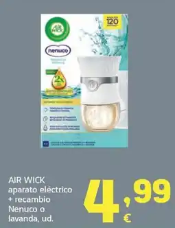 HiperDino Air Wick aparato eléctrico + recambio Nenuco o lavanda oferta