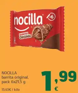 HiperDino nocilla barrita original oferta
