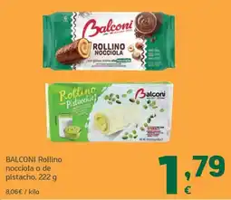 HiperDino Balconi Rollino nocciola o de pistacho oferta