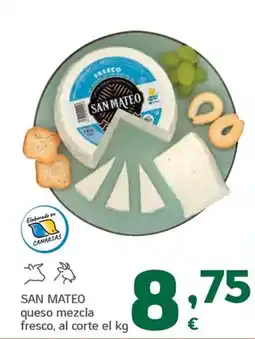 HiperDino San Mateo queso mezcla fresco oferta