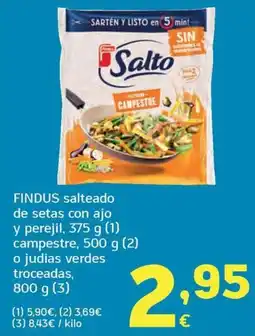 HiperDino Findus salteado de setas con ajo y perejil oferta