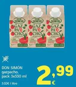 HiperDino Don Simón gazpacho oferta