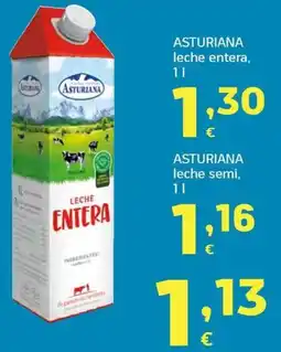 HiperDino Asturiana leche entera oferta