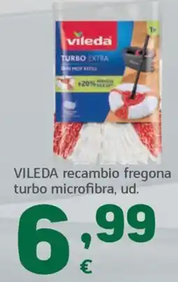 HiperDino vileda recambio fregona turbo microfibra oferta