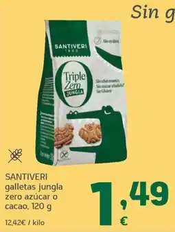 HiperDino Santiveri galletas jungla oferta