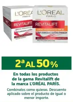 HiperDino L'oreal paris En todas los productos de la gama Revitalift de la marca oferta