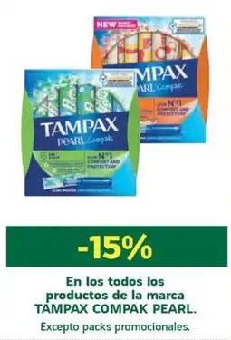 HiperDino Tampax compak pearl oferta