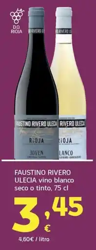 HiperDino Faustino Rivero Ulecía vino blanco oferta