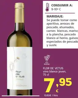 HiperDino Flor de vetus vino blanco joven oferta