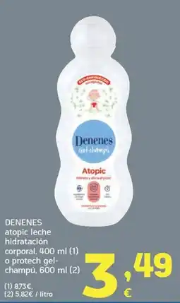 HiperDino Denenes atopic leche hidratacion corporal oferta