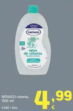HiperDino nenuco agua de colonia oferta