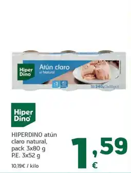 HiperDino HiperDino atún claro natural oferta