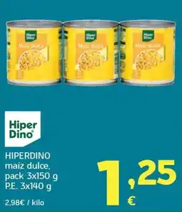 HiperDino HiperDino maíz dulce oferta
