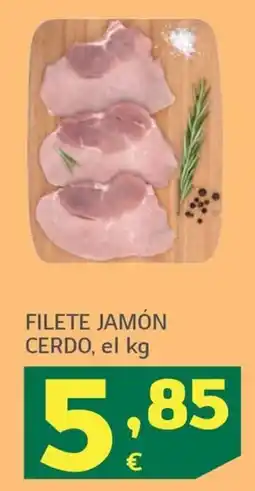 HiperDino Filete jamón cerdo oferta