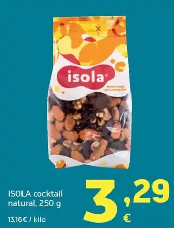 HiperDino isola cocktail natural oferta